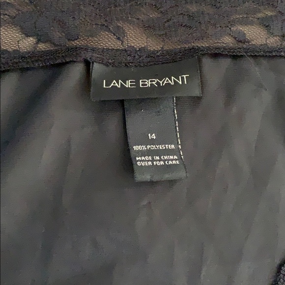 Lane Bryant Black side tie sleeveless blouse - Picture 5 of 6